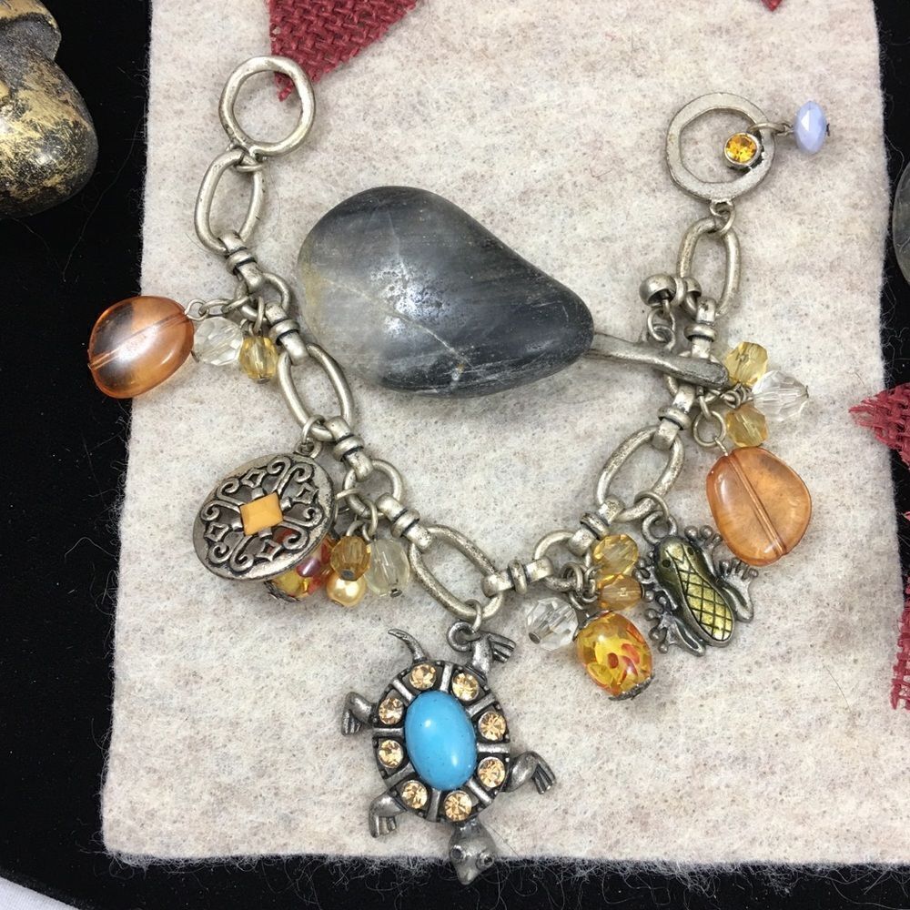 Vintage Boho Charm Bracelet